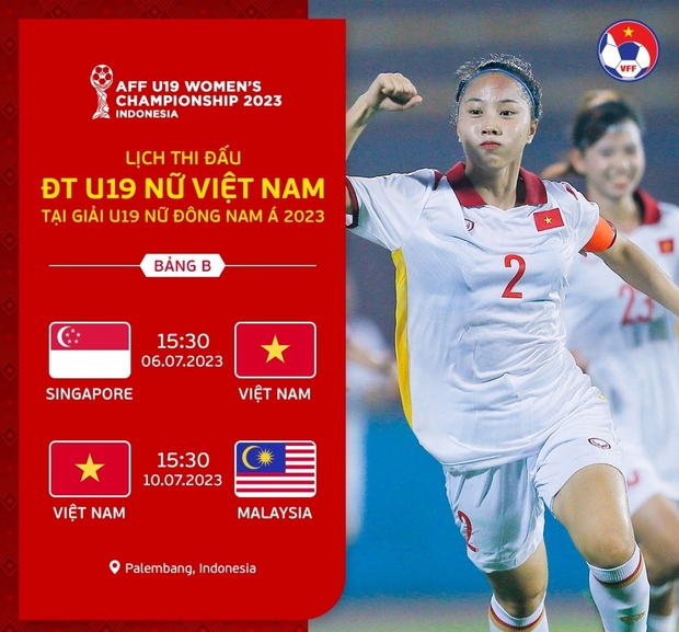 U19 nữ Việt Nam hướng tới ngôi vương U19 nữ Đông Nam Á 2023