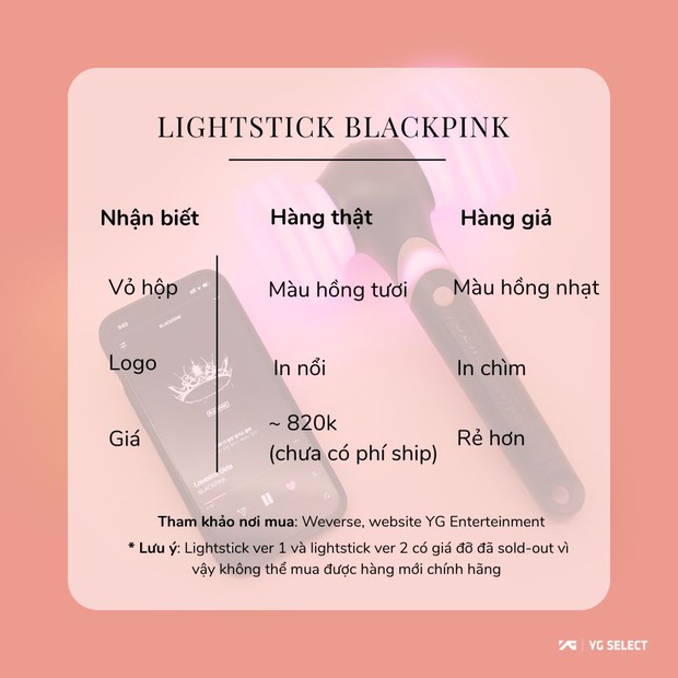 Phụ kiện BLACKPINK bán tràn lan trên mạng: Thật giả lẫn lộn, dễ mất tiền oan - Ảnh 8.