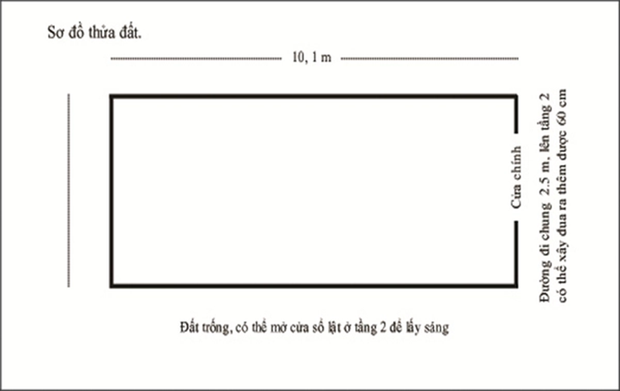 Tư vấn thiết kế và bố trí nội thất cho nhà 41,5m2 hay bị ngập nước vào mùa mưa - Ảnh 1.