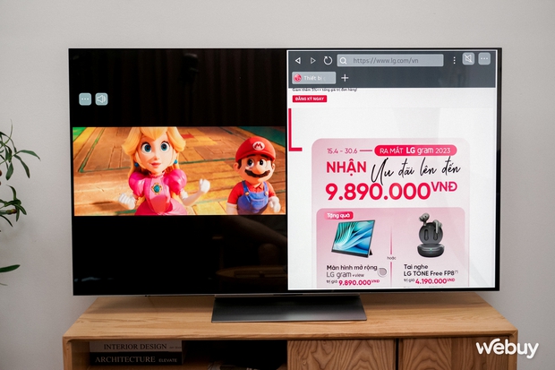 Ngắm siêu phẩm TV LG OLED G3 mới: Rẻ hơn nhưng sáng hơn nhờ công nghệ mới, thiết kế mỏng nhưng bền - Ảnh 25. Ngắm siêu phẩm TV LG OLED G3 mới: Rẻ hơn nhưng sáng hơn nhờ công nghệ mới, thiết kế mỏng nhưng bền - Ảnh 25.