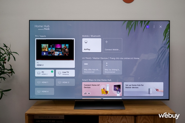 Ngắm siêu phẩm TV LG OLED G3 mới: Rẻ hơn nhưng sáng hơn nhờ công nghệ mới, thiết kế mỏng nhưng bền - Ảnh 19. Ngắm siêu phẩm TV LG OLED G3 mới: Rẻ hơn nhưng sáng hơn nhờ công nghệ mới, thiết kế mỏng nhưng bền - Ảnh 19.