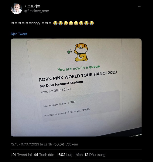 Ngày mở bán vé concert BLACKPINK: Sold-out nhiều hạng vé, fan quốc tế đưa “Born Pink Hà Nội lên thẳng #1 Twitter - Ảnh 7.