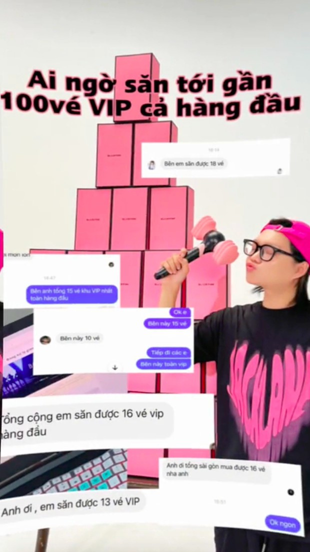 “săn" vé concert BLACKPINK