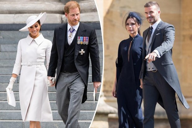 Vợ chồng Beckham cạch mặt Harry và Meghan - Ảnh 1.