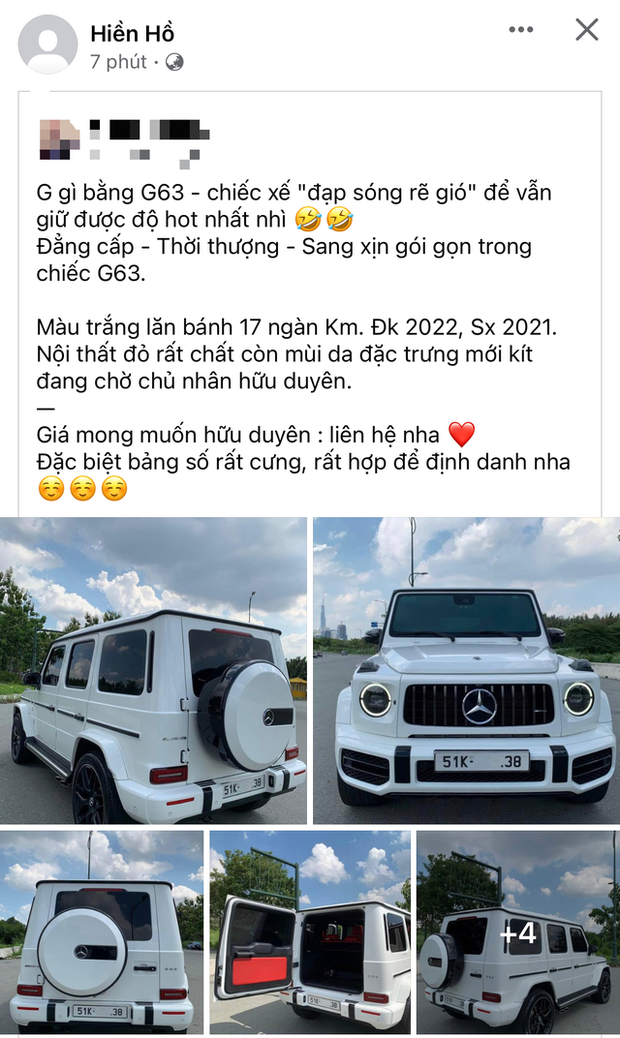 Phía Hiền Hồ xác nhận nữ ca sĩ bán xe Mercedes G63, tình trạng hiện tại gây bất ngờ - Ảnh 4.