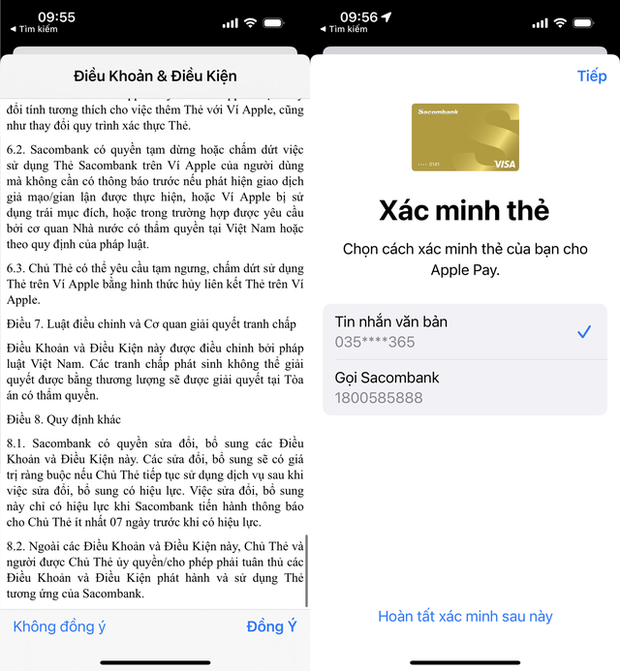 Hướng dẫn cài đặt Apple Pay và cách thanh toán - Ảnh 4. Hướng dẫn cài đặt Apple Pay và cách thanh toán - Ảnh 4.