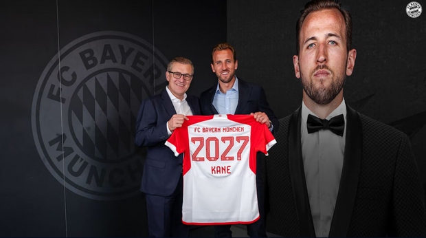 Bayern Munich chính thức chiêu mộ quái thú Harry Kane và không ai ngờ!