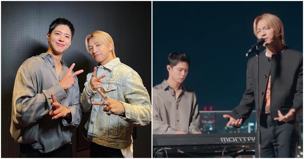 Park Bo Gum xúc động khóc nức nở, được Taeyang (BIGBANG) dỗ dành trên sân khấu kỷ niệm 12 năm - Ảnh 4. Park Bo Gum xúc động khóc nức nở, được Taeyang (BIGBANG) dỗ dành trên sân khấu kỷ niệm 12 năm - Ảnh 4.