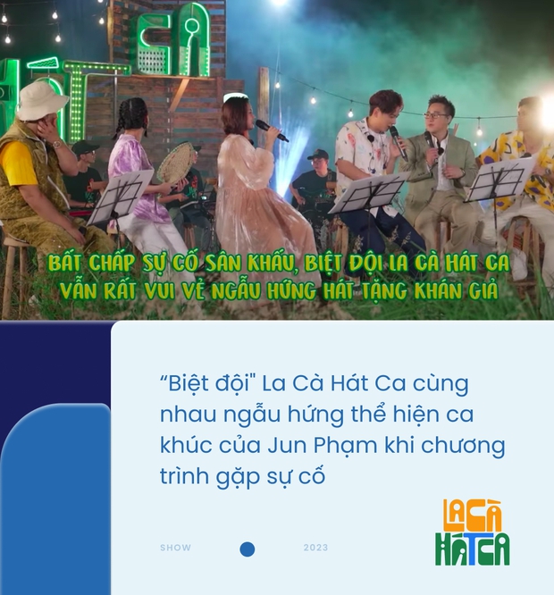Ngô Kiến Huy và dàn nghệ sĩ tung đòn ngẫu hứng khi gặp sự cố, Trung Quân “khẩn cầu khi chứng kiến tài ca Ngọc Sơn