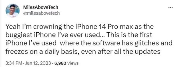 Điểm danh loạt sự cố biến iPhone 14 series trở thành dòng iPhone bất ổn nhất của Apple - Ảnh 5. Điểm danh loạt sự cố biến iPhone 14 series trở thành dòng iPhone bất ổn nhất của Apple - Ảnh 5.
