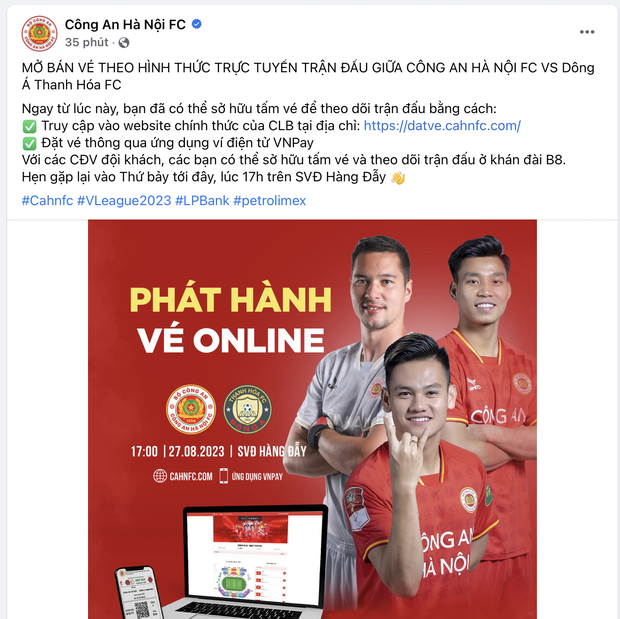 Cách mua vé online ở VLeague dễ dàng hơn xưa