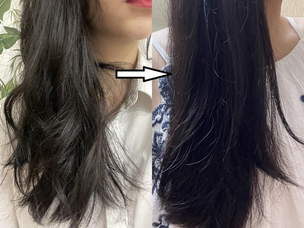Kết quả khi dùng dầu xả tinh chất dưỡng tóc chứa argan trong 2 tuần