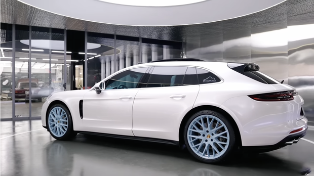 Dân chơi Việt mang Porsche Panamera đi độ theo phong cách Jennie của BlackPink, có chi tiết như Rolls-Royce - Ảnh 3.