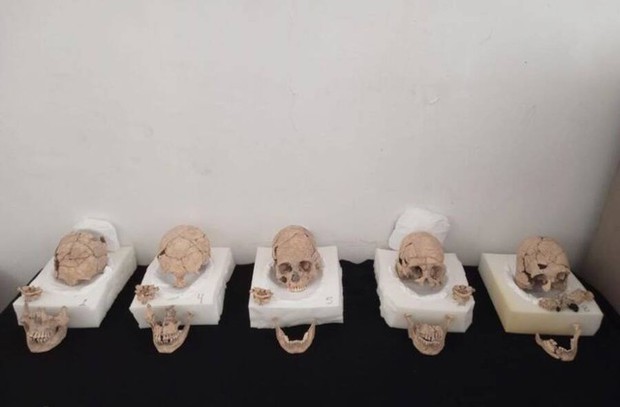 Các nhà khảo cổ ở Mexico phát hiện 13 hộp sọ bí ẩn dưới chân kim tự tháp Maya - Ảnh 2.