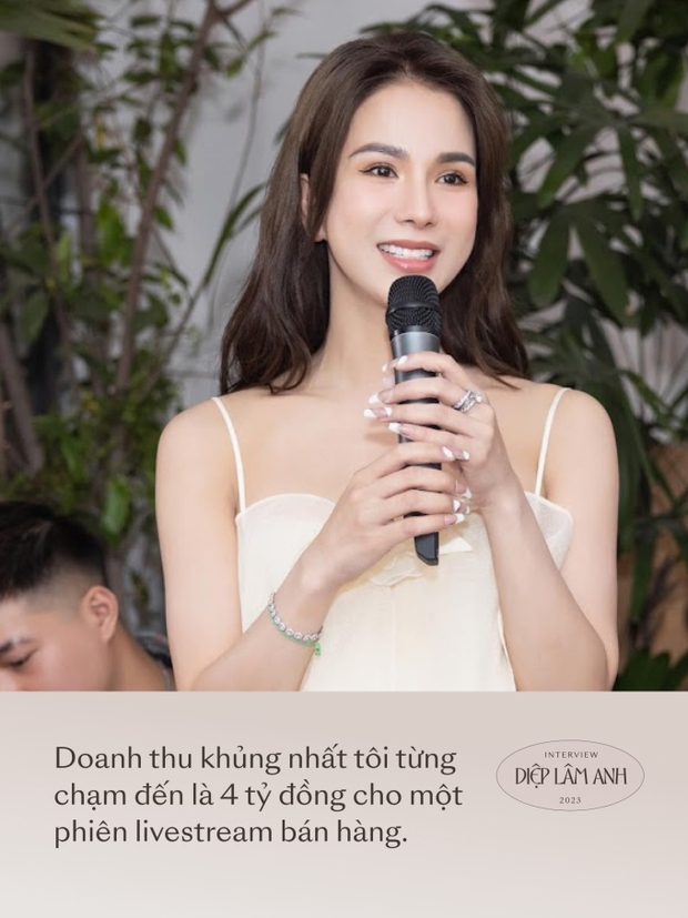 Diệp Lâm Anh: Kỷ lục doanh thu livestream bán hàng 4 tỷ đồng!