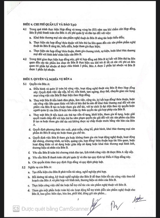 Những điều khoản hợp đồng nô lệ giữa Học trò B Ray và rapper Droppy là gì?