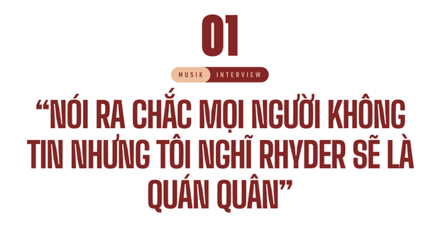 BLACKA: Truyền thông dự đoán Rhyder sẽ trở thành Quán quân Rap Việt năm nay