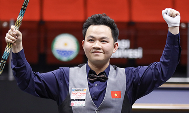 Bao Phương Vinh là nhà vô địch Billiard Carom 3 băng thế giới đầu tiên của Việt Nam