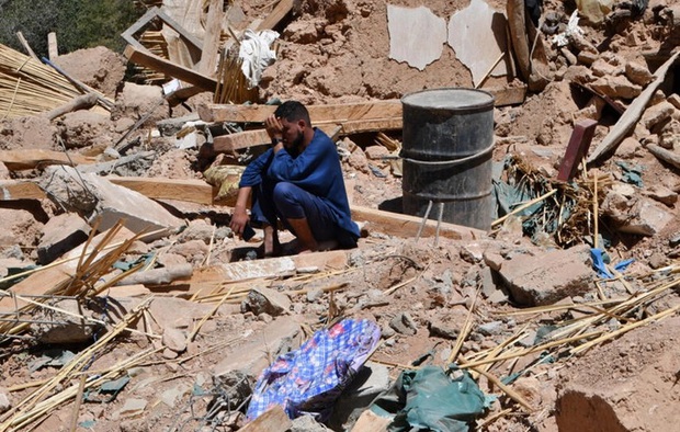Ngôi làng Maroc bị xóa sổ trong động đất - Ảnh 1.
