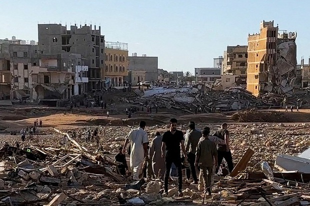 Thảm họa lũ lụt ở Libya: Kinh hoàng số người thiệt mạng và mất tích - Ảnh 3. Thảm họa lũ lụt ở Libya: Kinh hoàng số người thiệt mạng và mất tích - Ảnh 3.