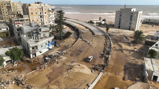 Thảm họa lũ lụt ở Libya: Kinh hoàng số người thiệt mạng và mất tích - Ảnh 1. Thảm họa lũ lụt ở Libya: Kinh hoàng số người thiệt mạng và mất tích - Ảnh 1.