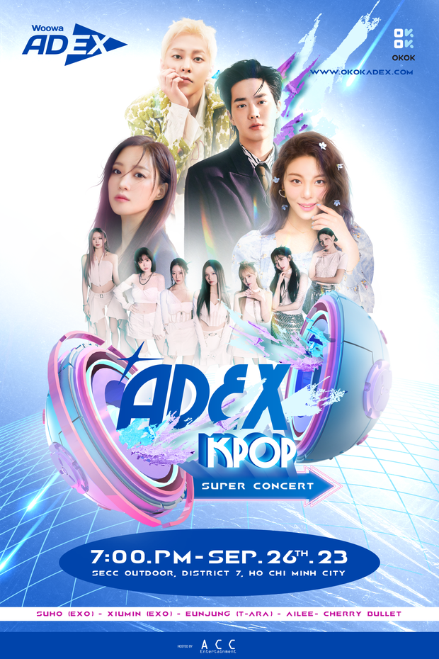 Dàn sao Kpop huyền thoại hội tụ tại ADEX KPOP SUPER CONCERT 2023