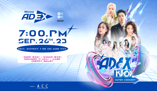 Dàn sao Kpop huyền thoại hội tụ tại ADEX KPOP SUPER CONCERT 2023