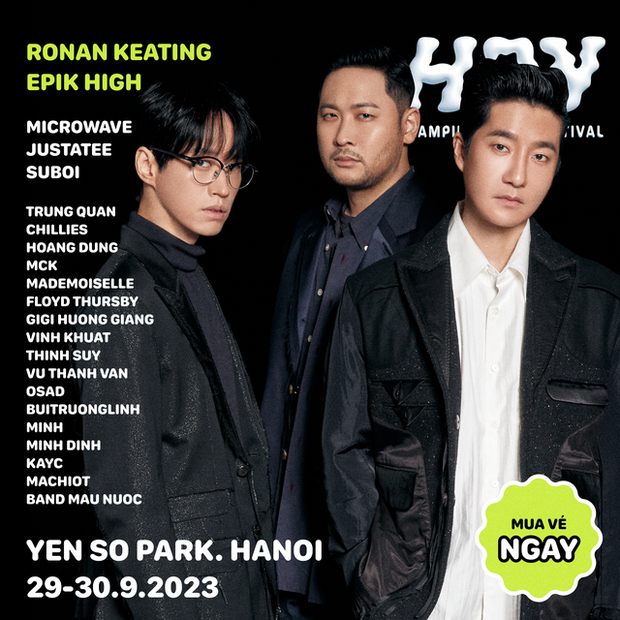 Ronan Keating và Epik High: HAY FEST 2023 hứa hẹn setlist đặc sắc, cùng xem ngay!