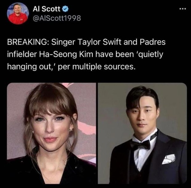 2 triệu người rần rần vì clip đưa tin Taylor Swift hẹn hò cầu thủ bóng chày Hàn kém 6 tuổi - Ảnh 3.