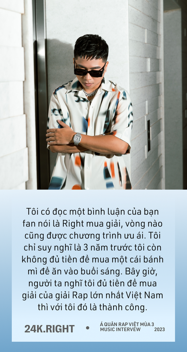 24k.Right: 3 năm trước không mua nổi 1 cái bánh mì, 3 năm sau bị đồn mua giải Rap Việt, vậy là thành công - Ảnh 13. 24k.Right: 3 năm trước không mua nổi 1 cái bánh mì, 3 năm sau bị đồn mua giải Rap Việt, vậy là thành công - Ảnh 13.