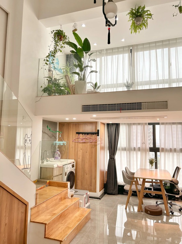 Căn hộ gác xép 39m2 ghi điểm nhờ lối thiết kế đẹp và tiện dụng - Ảnh 5. Căn hộ gác xép 39m2 ghi điểm nhờ lối thiết kế đẹp và tiện dụng - Ảnh 5.