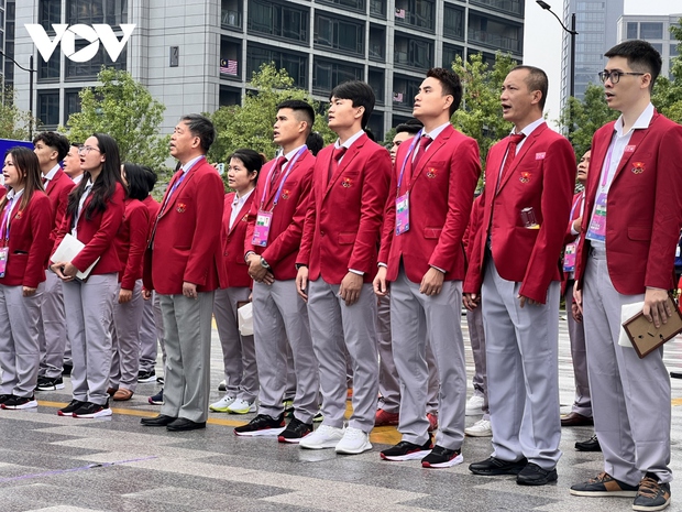 Lễ thượng cờ Đoàn Thể thao Việt Nam tại ASIAD 19: Xúc động đầy cảm hứng