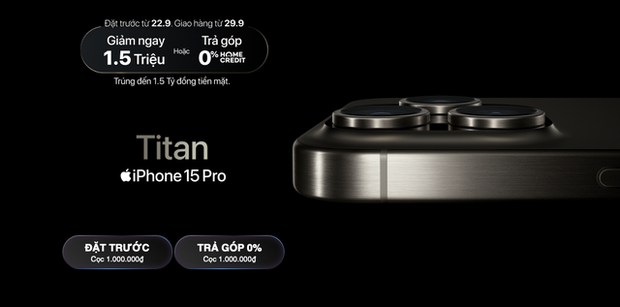 Đây là mức giá rẻ nhất của iPhone 15 Pro Max tại Việt Nam - Ảnh 1.