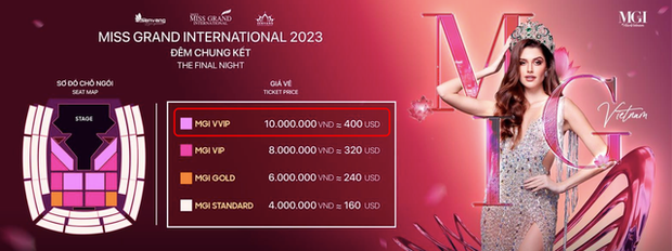 Giá vé Miss Grand 2023 lên đến 10 triệu đồng gây tranh cãi, netizen lo lắng cho Hoàng Phương: BTC nói gì? - Ảnh 3.