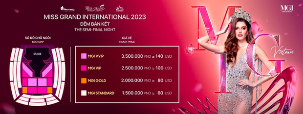 Giá vé Miss Grand 2023 lên đến 10 triệu đồng gây tranh cãi, netizen lo lắng cho Hoàng Phương: BTC nói gì? - Ảnh 2.