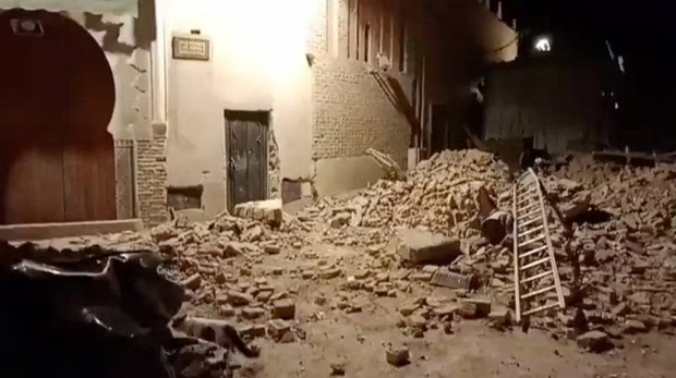 Cận cảnh sức tàn phá kinh hoàng của trận động đất “trăm năm có một” tại Morocco - Ảnh 2.