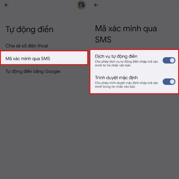 Hướng dẫn cách tự động điền mã xác minh trên điện thoại Android - Ảnh 3.