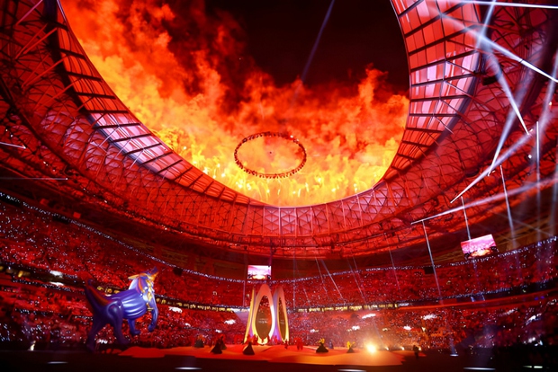 Vẻ đẹp long lanh trong lễ khai mạc VCK Asian Cup 2023