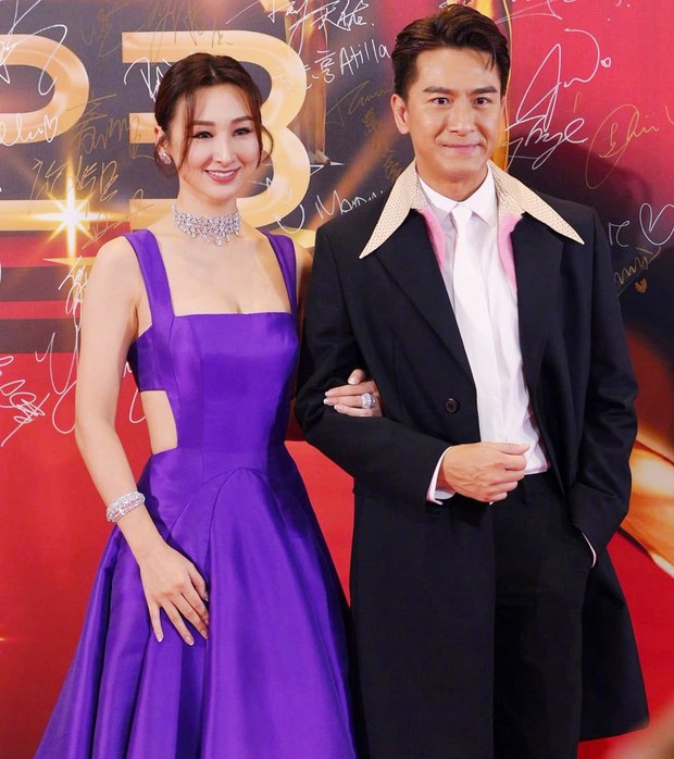 Xa Thi Mạn nhận giải mỏi tay ở TVB 2023 - Ảnh 1.