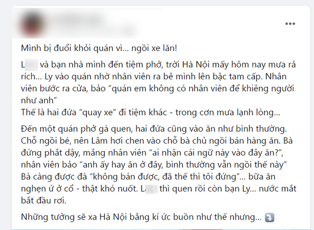 Nam TikToker lên tiếng vụ bị đuổi khỏi quán phở, nhiều chi tiết khác bài viết trước đó - Ảnh 1.