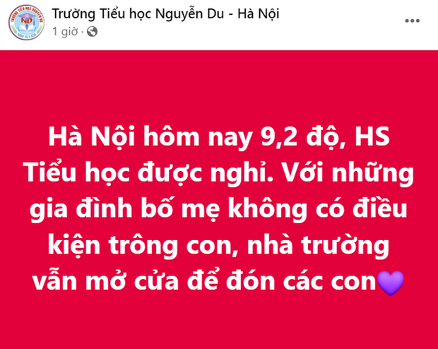 Con nghỉ học ở nhà tránh rét, phụ huynh chật vật - Ảnh 1.