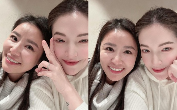 Lâm Tâm Như bị minh tinh Thơ Ngây lấn lướt trong sinh nhật sớm, vết lão hoá chịu thua da láng mịn của đàn em - Ảnh 2.