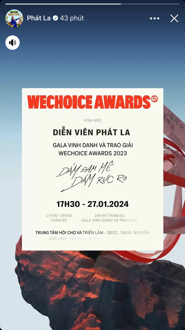 Dàn sao Việt rần rần trước thềm WeChoice Awards 2023: Vợ chồng Trường Giang nôn nao đổ bộ, Thanh Hằng hào hứng khoe thiệp mời - Ảnh 13.