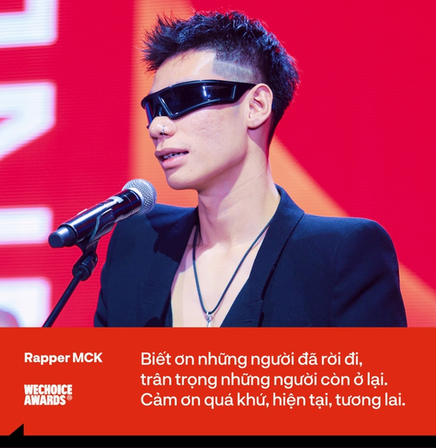 Bài phát biểu cảm ơn của MCK viral khắp MXH, cú ăn 5 lịch sử tại WeChoice Awards quá nhiều cảm xúc! - Ảnh 3. Bài phát biểu cảm ơn của MCK viral khắp MXH, cú ăn 5 lịch sử tại WeChoice Awards quá nhiều cảm xúc! - Ảnh 3.