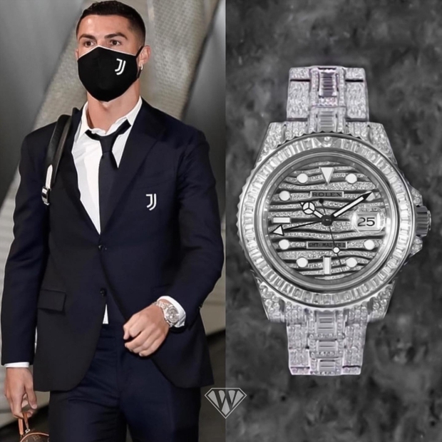 Cậu cả nhà Ronaldo nối gót cha, 10 tuổi đã đeo đồng hồ nạm đầy kim cương chục tỷ - Ảnh 3.