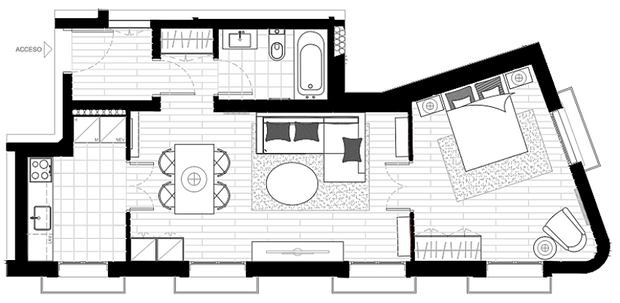 Chỉ 49m² nhưng căn hộ nhỏ này mang đến cho người nhìn vẻ đẹp ngọt ngào với màu sắc đẹp lịm tim - Ảnh 4.