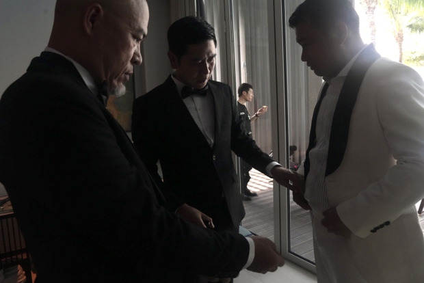 Sau tin chia tay với Lưu Hương Giang, Hồ Hoài Anh gây chú ý khi lộ diện tại đám cưới Vân Hugo - Ảnh 3.