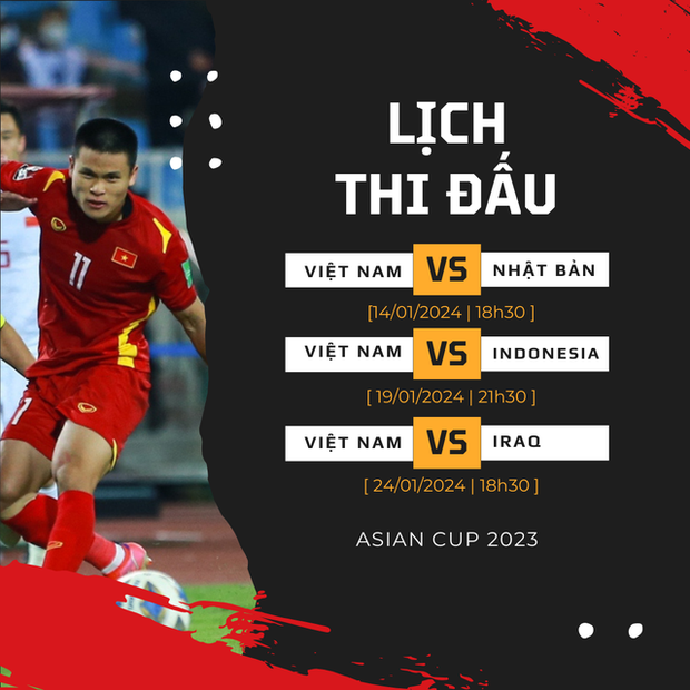 Lịch thi đấu Asian Cup 2023 của đội tuyển Việt Nam: Chờ HLV Troussier và những kỳ tích sắp diễn ra