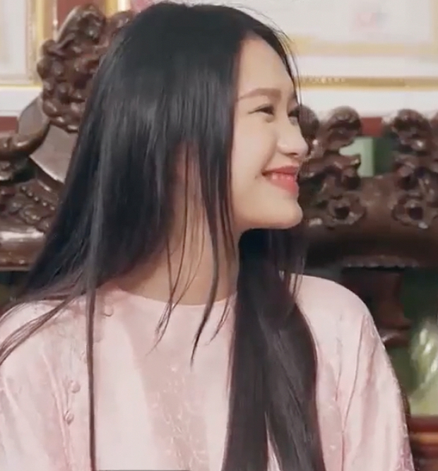 Doãn Hải My cười tít mắt khi nghe Văn Hậu ước năm sau được bế con cùng đi chúc tết - Ảnh 2.