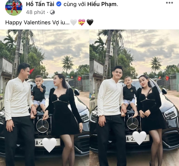 Valentine của hội cầu thủ: Quế Ngọc Hải cùng vợ đi xem phim, Hồ Tấn Tài, Thành Chung nịnh vợ yêu cực tình - Ảnh 2.